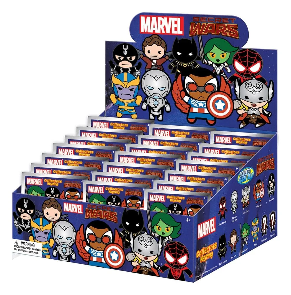 Marvel Secret Wars Bag Clips – Series 1 Blind Bag Display 24 Packs