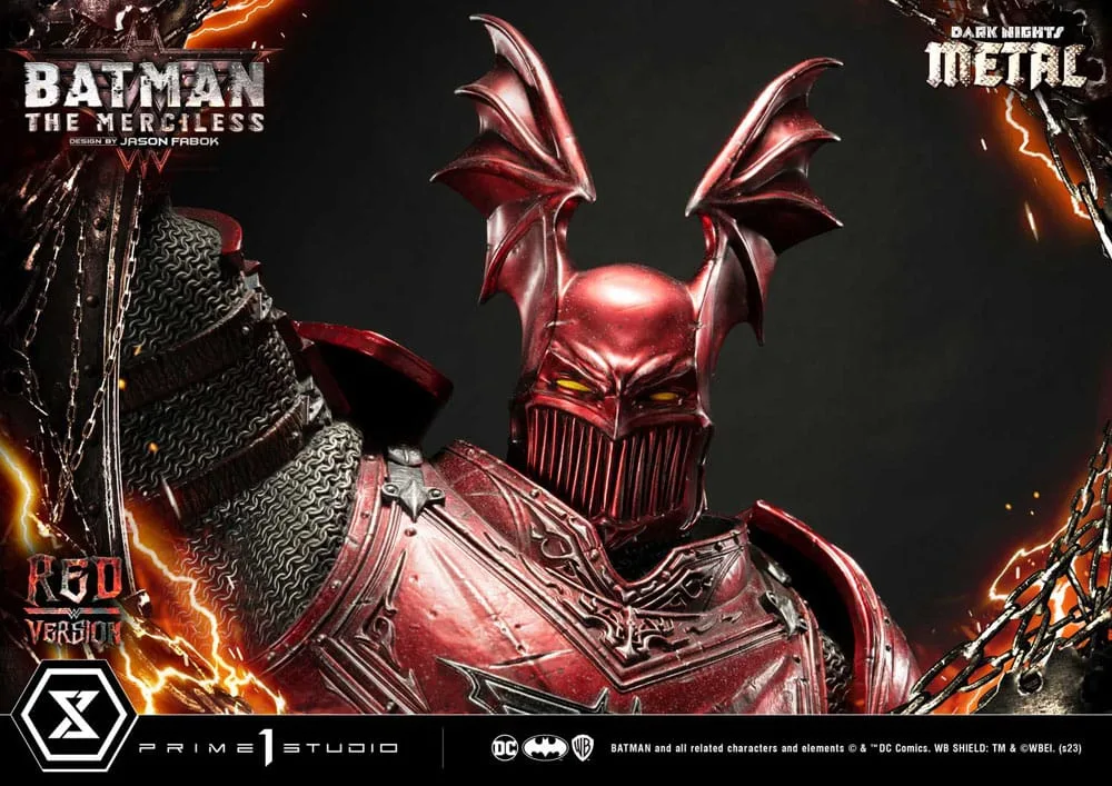 Dark Nights Metal Statue – The Merciless Red Version 111 cm 11
