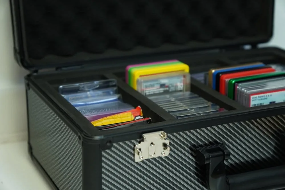 Trading Card Storage Box – Evoretro Gray XL 120 Graded Cards 13
