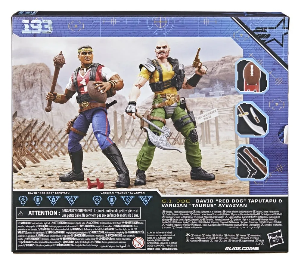 G.I. Joe Action Figure 2-Pack – Red Dog and Taurus 15 cm 2
