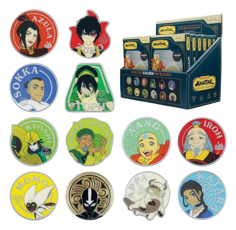 Avatar The Last Airbender Mystery Pins – 12 Blind Box Display 17