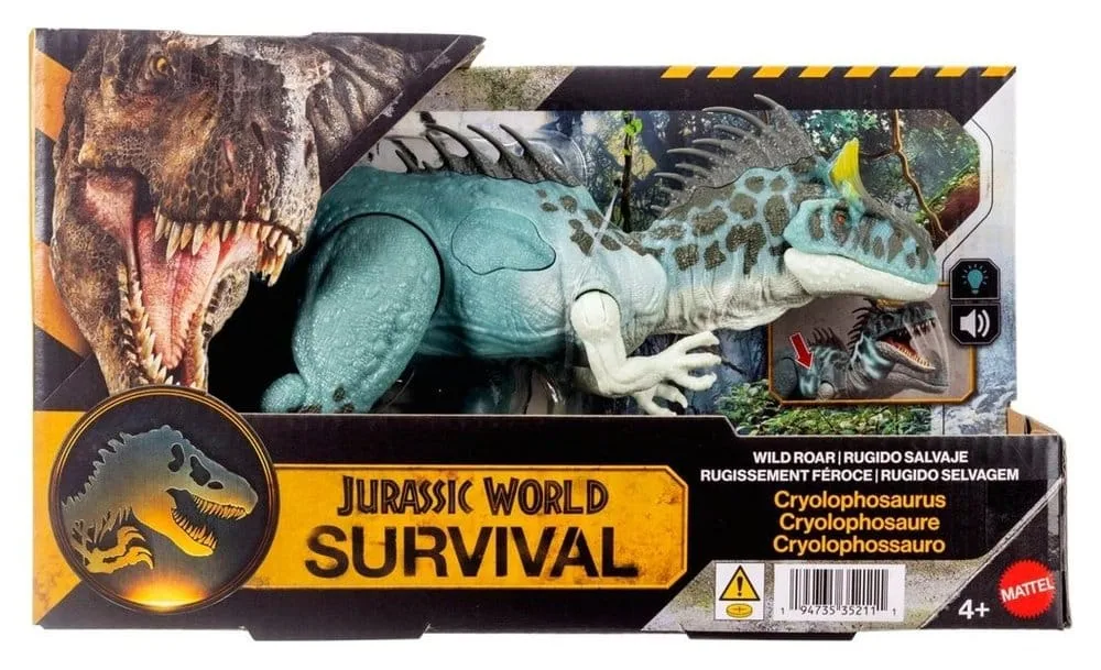 Jurassic World Action Figure – Wild Roar Cryolophosaurus 37 cm 2
