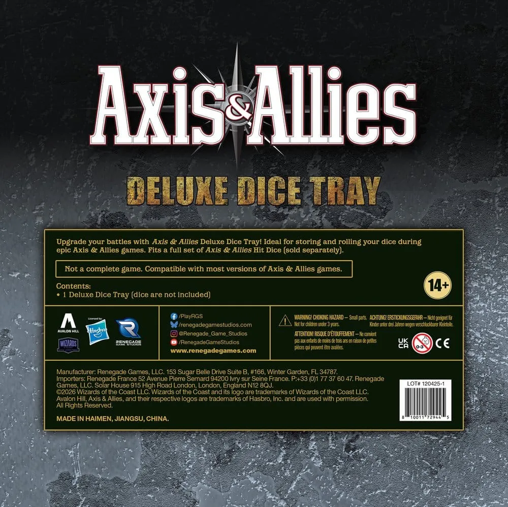 Axis & Allies Dice Tray – Deluxe English Version 3