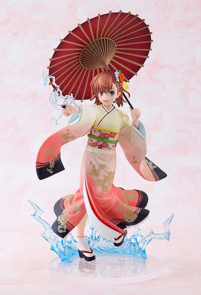 A Certain Scientific Railgun T Statue – Mikoto Misaka Kimono 28 cm 6
