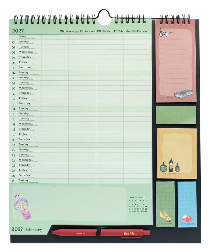 Harry Potter Wall Planner – 2026/27 30 x 34 cm 3