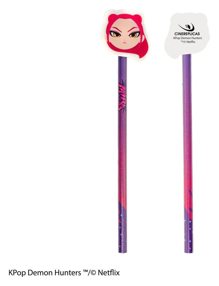 KPop Demon Hunters Pencil and Eraser Display – Series 1 30-Pack 10