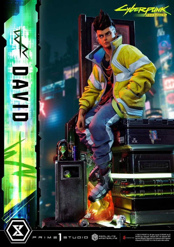 Cyberpunk Edgerunners Statue – David 1/4 Scale 58 cm 18