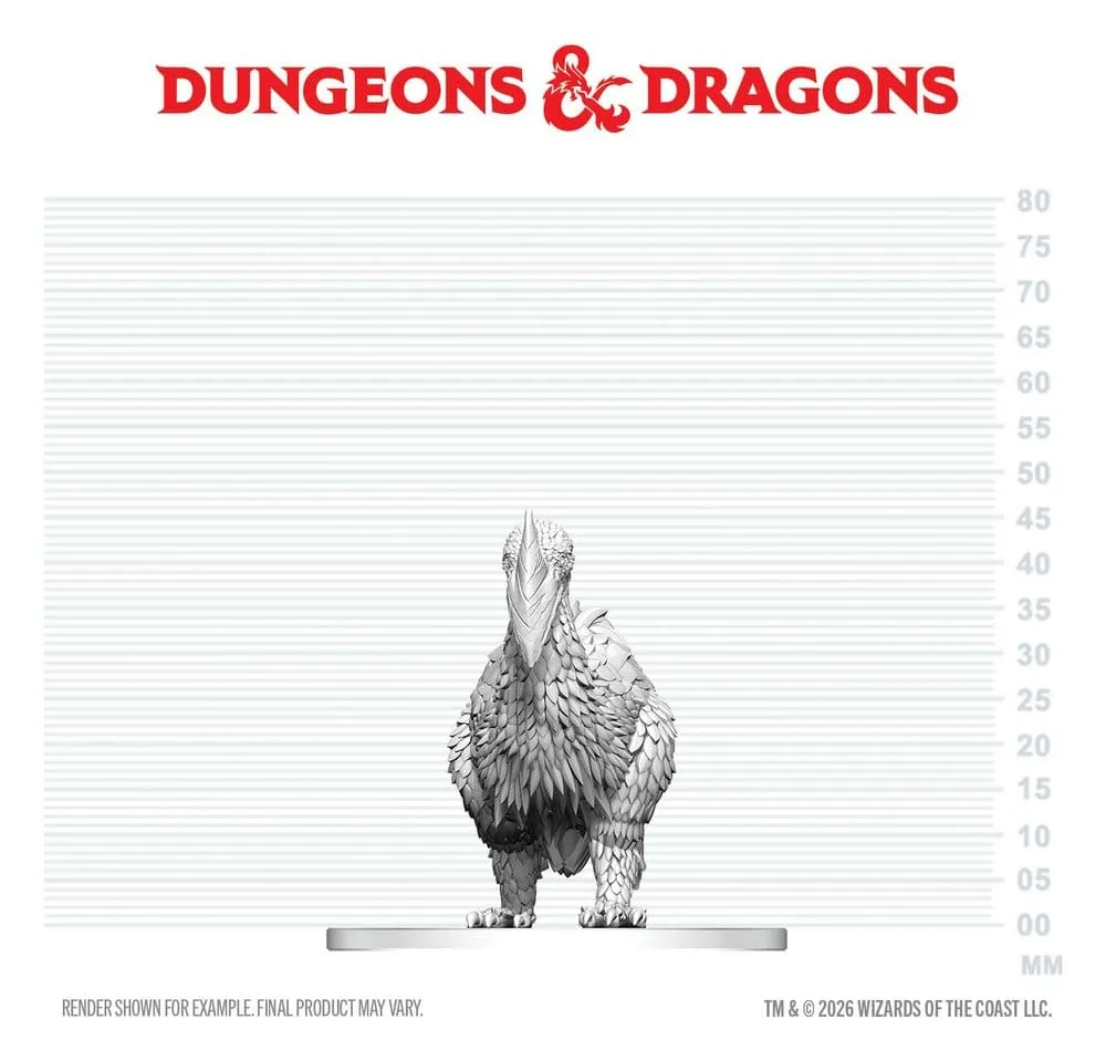 D&D Miniature – Nolzur’s Marvelous Axe Beak 4 cm 2