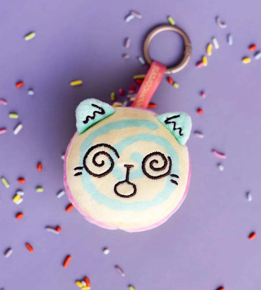 Meowcaron Plush Bag Charm – Spiral 7 cm 6