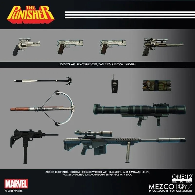 Marvel Action Figure – One:12 Collective Punisher 17 cm 4