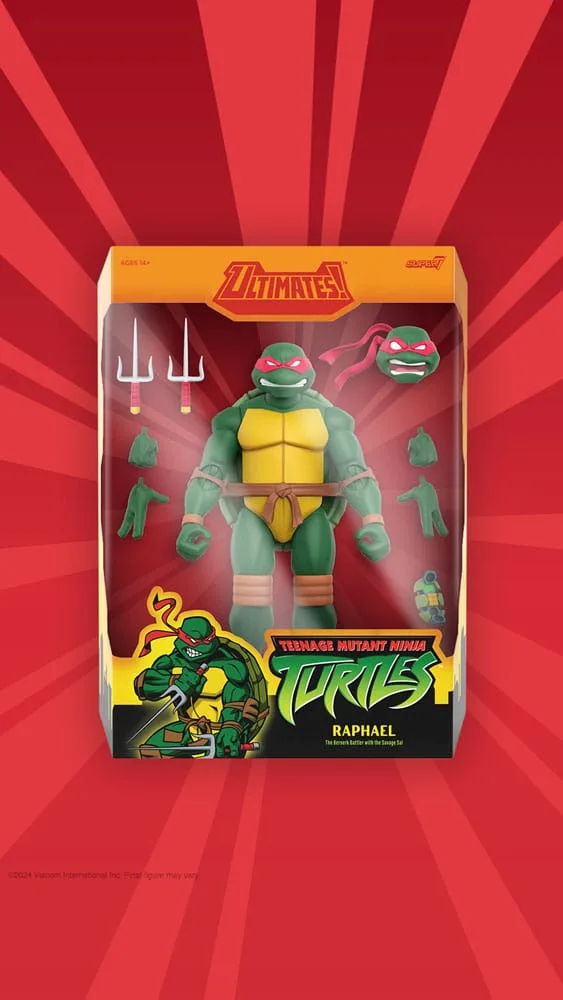 TMNT Action Figure – Raphael Ultimates Wave 12 18 cm 3