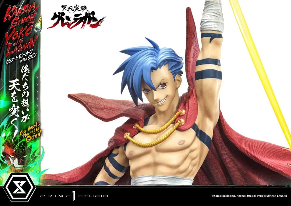 Gurren Lagann Statue – Kamina Simon Yoko with Lagann Deluxe 97 cm 8
