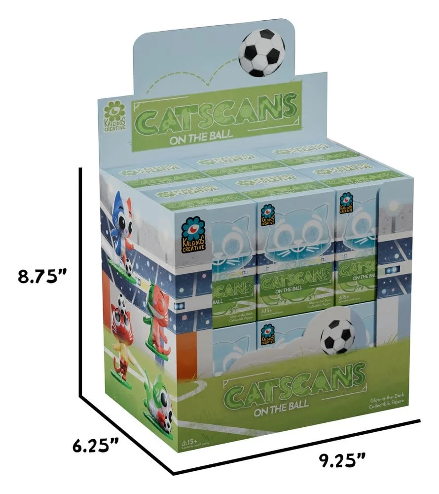 Cat Scans Mini Figures – S3 On the Ball Blind Box 12 Pack 6 cm 5
