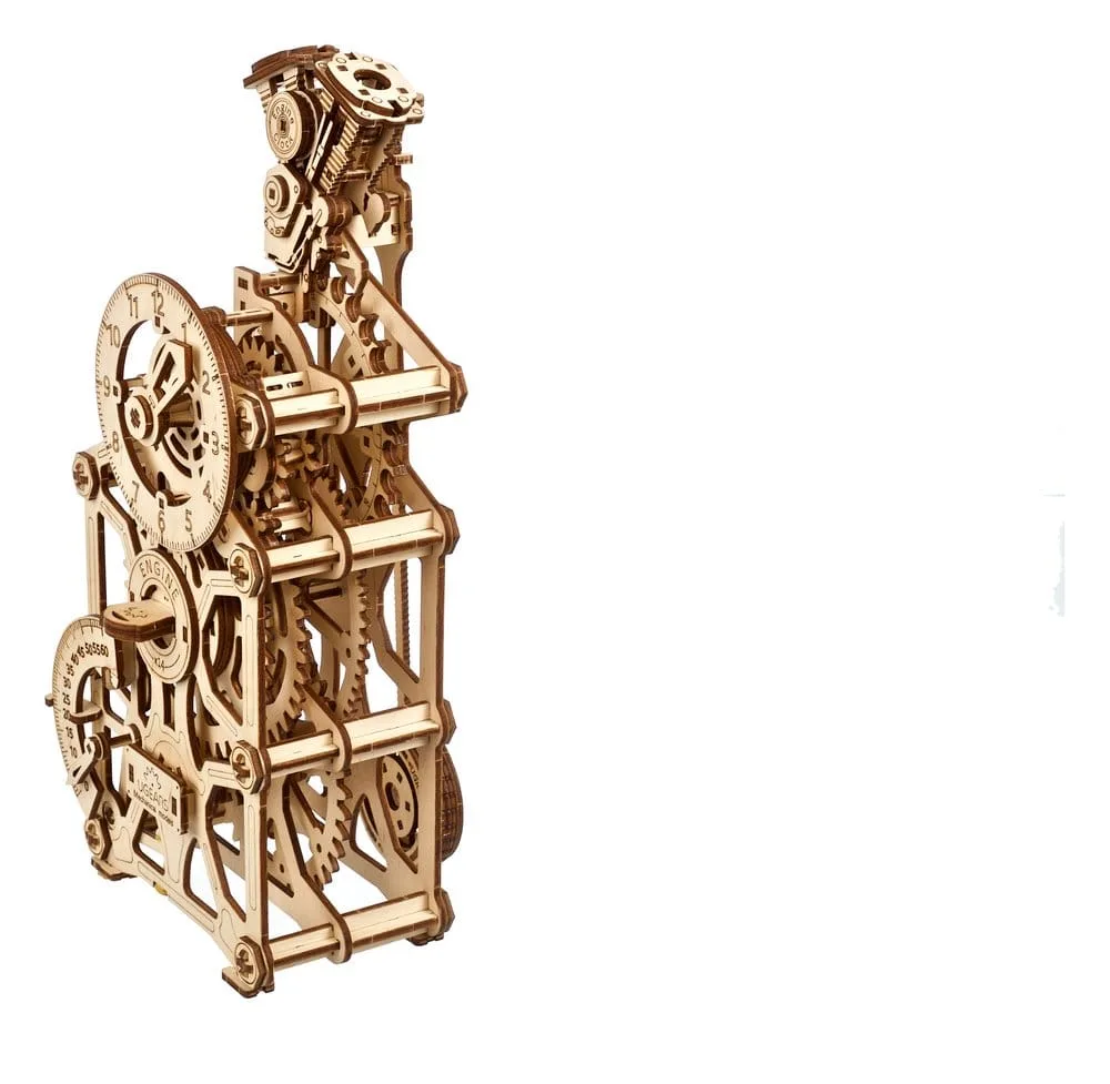 Ugears Wooden Model Kit – Engine Clock 6