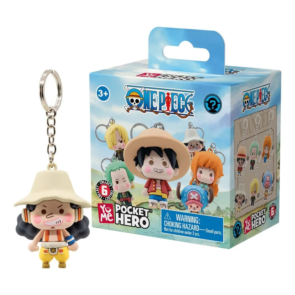 One Piece Keychain Display – Pocket Hero Series 2 12 Pack 6–7 cm 16