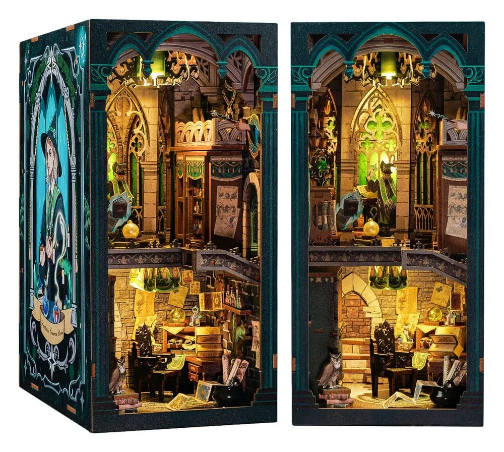 Darkness Common Room Book Nook – CuteBee Wooden Kit 23 x 11 cm 12