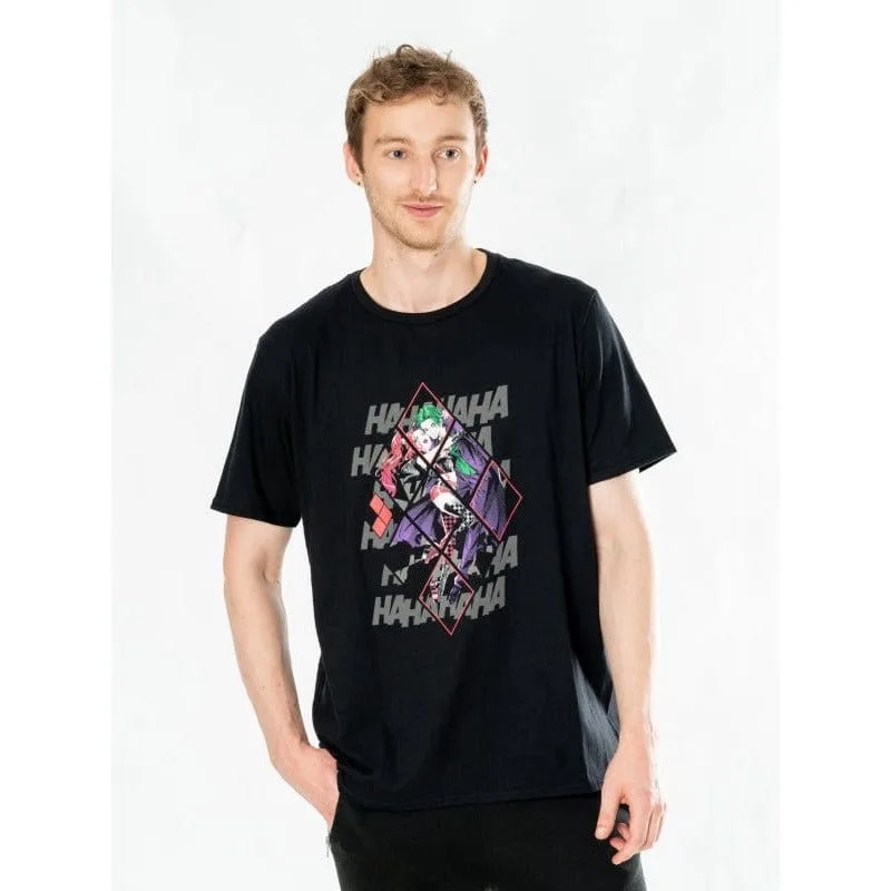 DC Comics T-Shirt – Harley Quinn Joker Diamond Size M 2