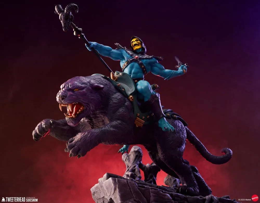 Masters of the Universe Beeld – Skeletor en Panthor 81 cm 2