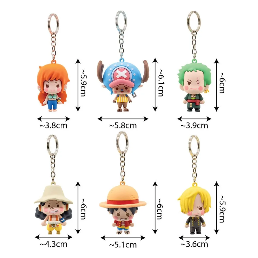 One Piece Keychain Display – Pocket Hero Series 2 12 Pack 6–7 cm 4