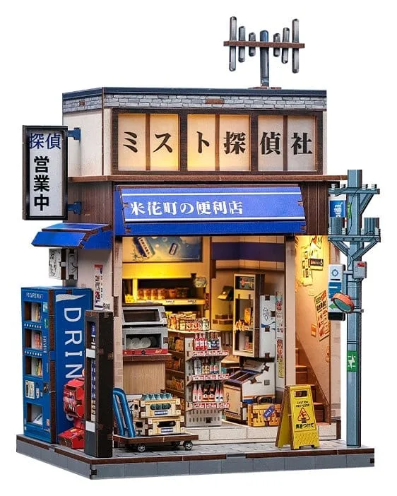 Miniature House Model Kit – Beika-cho Convenience Store 22 x 15 cm 23