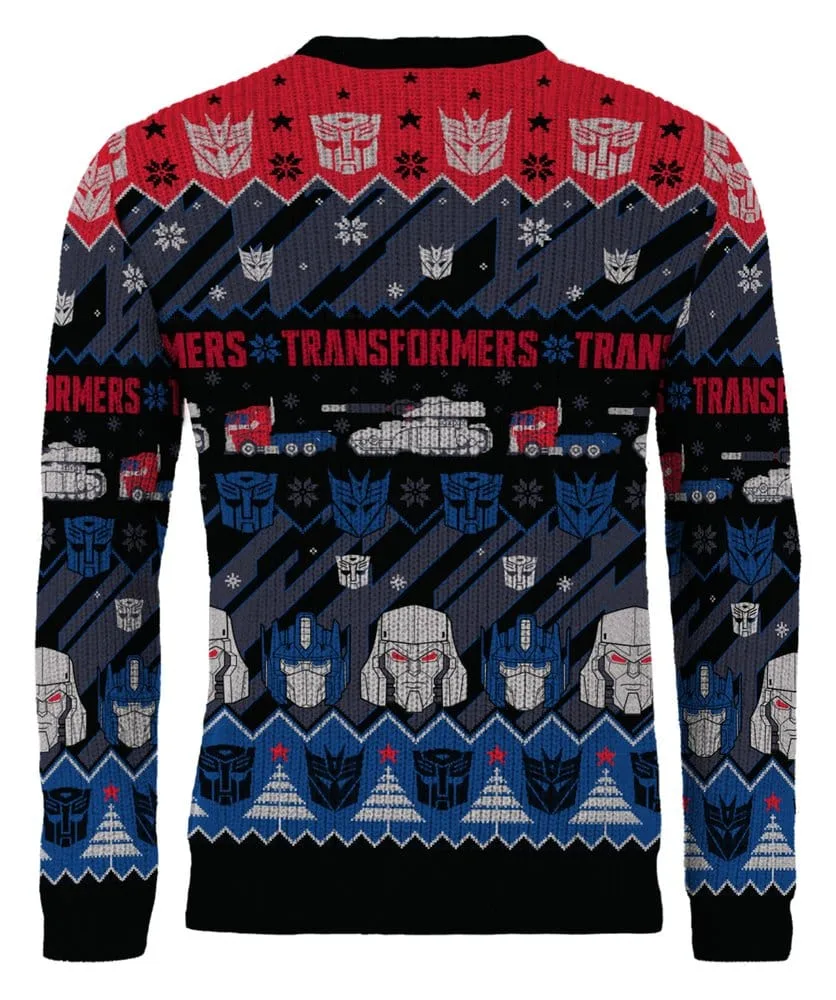 Transformers Christmas Sweater – Optimus vs Megatron XXL