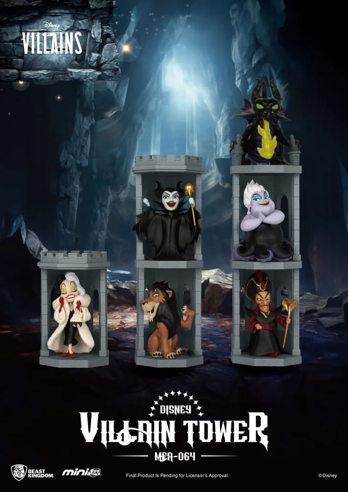 Disney Villains blindbox figuren – Villain Tower 6 stuks 12 cm 14