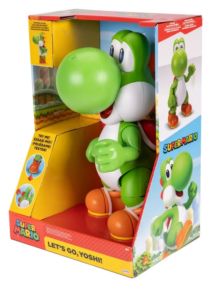 Super Mario Talking Action Figure – Let’s Go Yoshi 36 cm 5