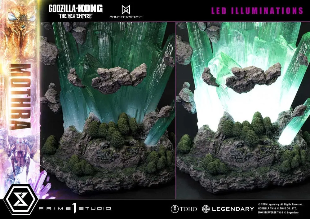 Godzilla x Kong The New Empire Statue – Mothra Diorama 113 cm 5