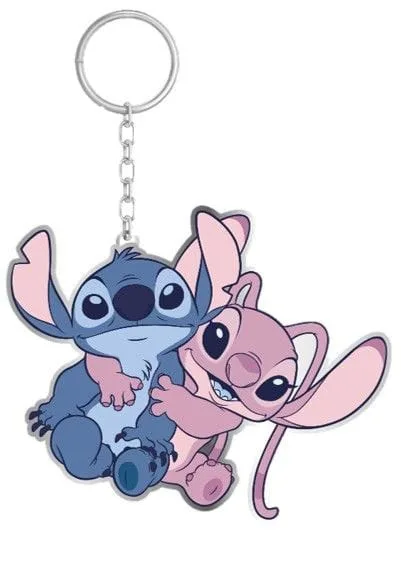 Lilo & Stitch Keychain – Stitch and Angel