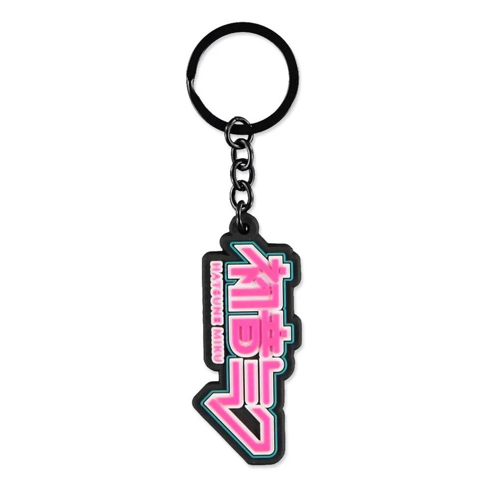 Hatsune Miku Rubber Keychain – Logo