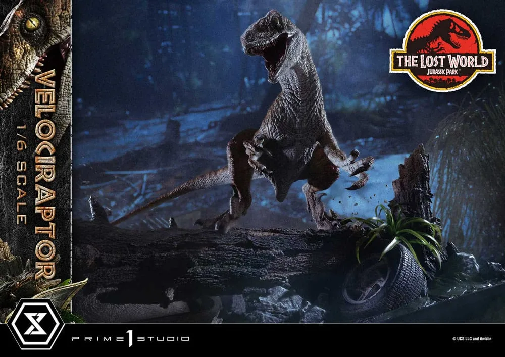 Jurassic Park II beeld – Tiger Stripe Velociraptor 1/6 41 cm 25