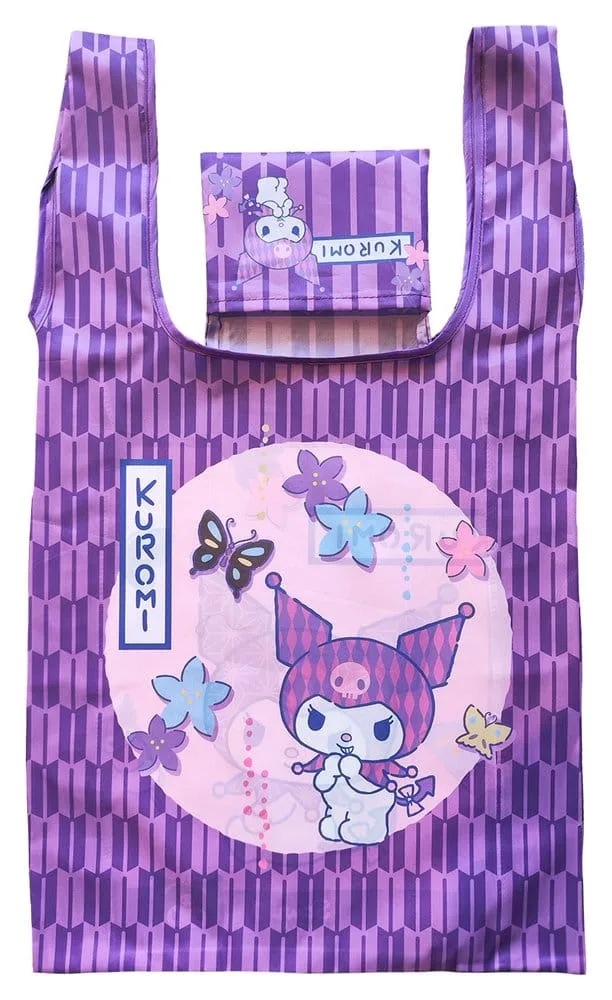 Sanrio Tote Bag – Kuromi Japanese Foldable 33 x 37 cm 2
