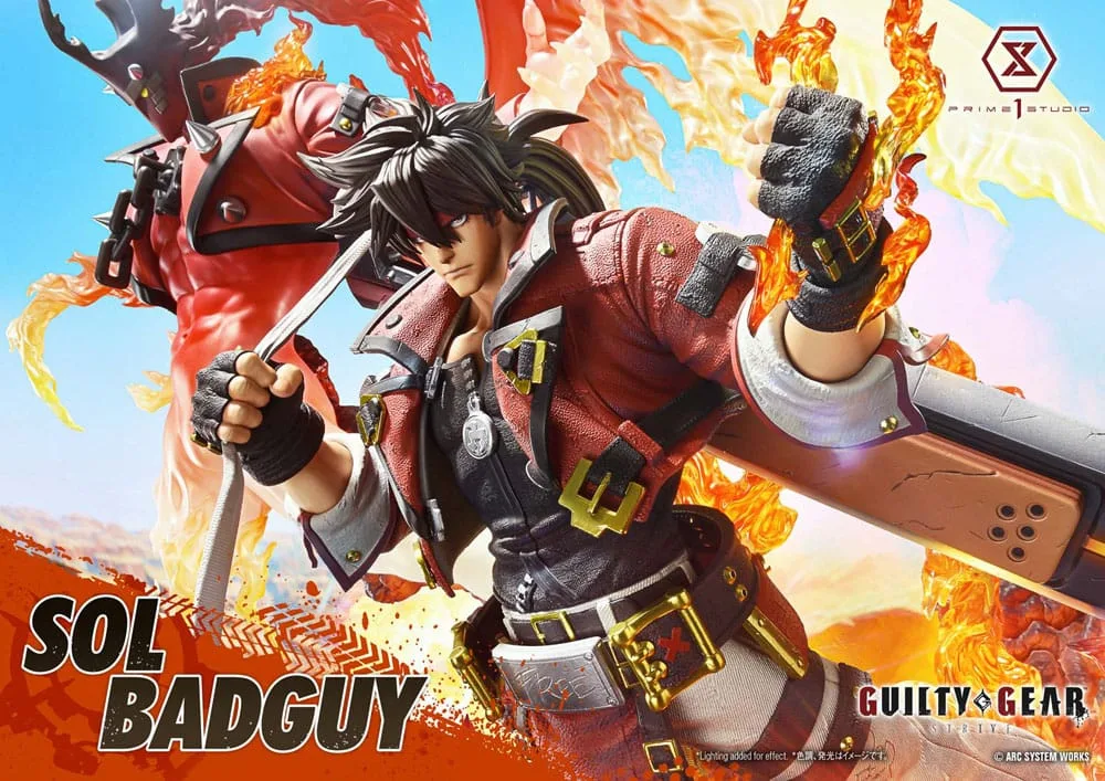 Guilty Gear Strive Statue – Sol Badguy Bonus Version 82 cm 2