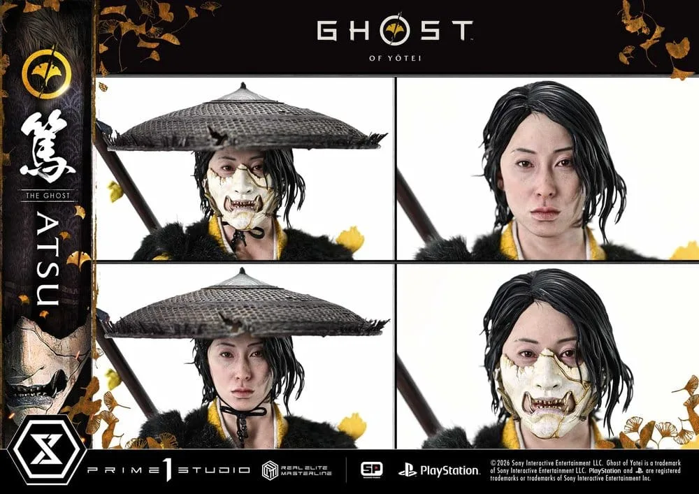 Ghost of Yotei Statue – Real Elite Masterline Atsu 59 cm 8
