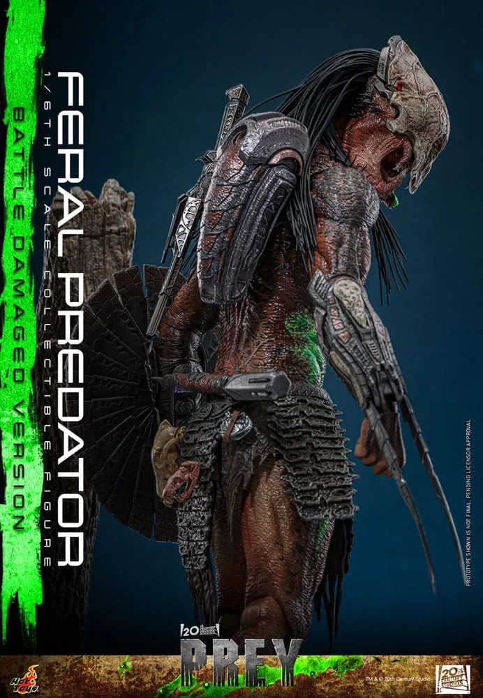 Prey Action Figure – Battle Damaged Feral Predator 37 cm 11