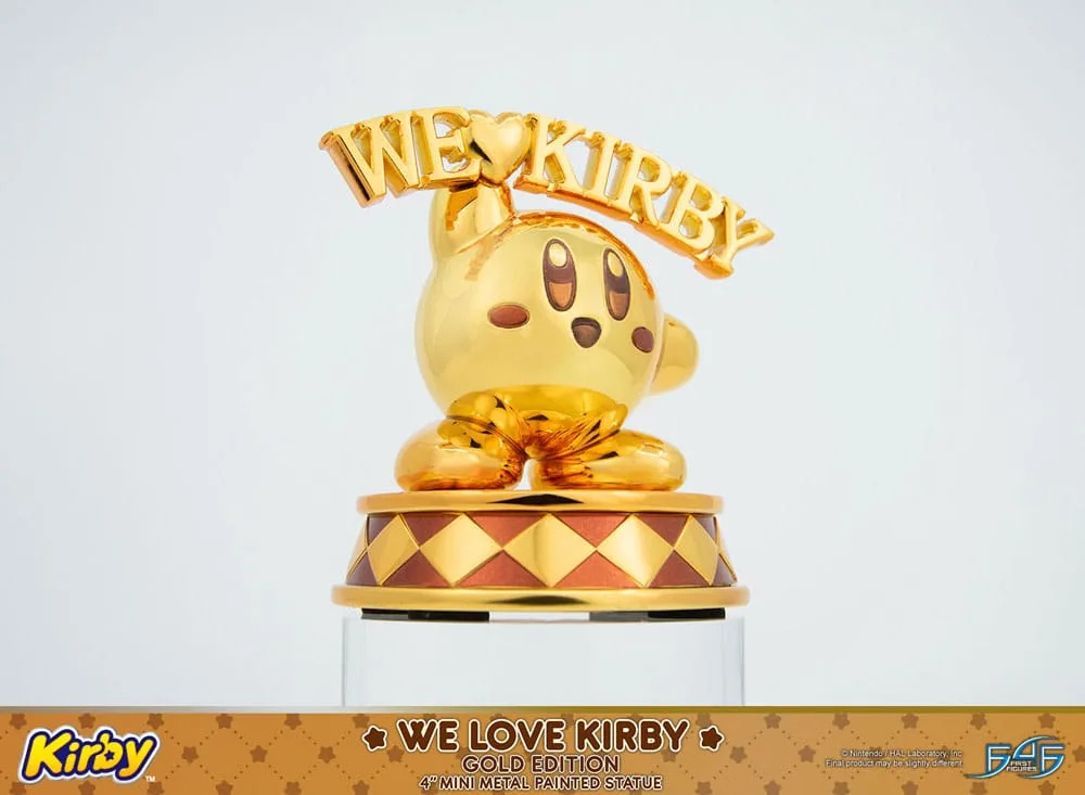 Kirby Die-Cast Statue – We Love Gold Edition 10 cm 14