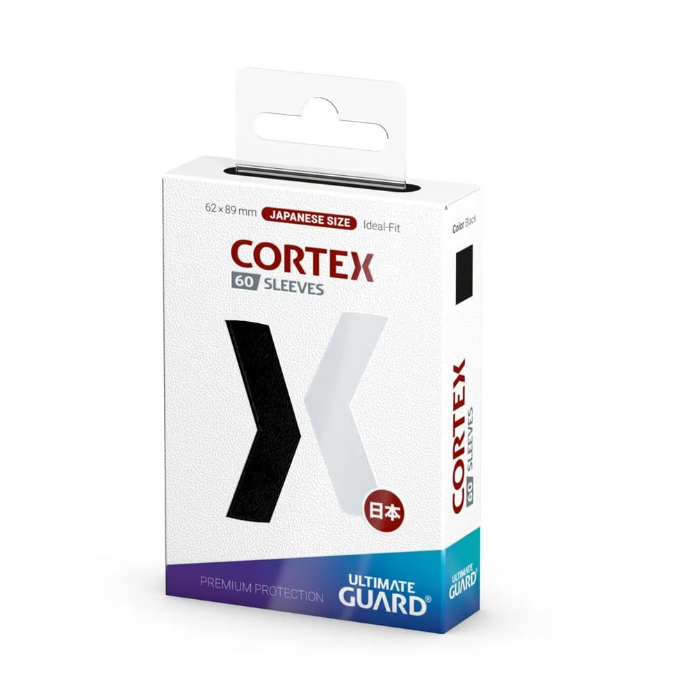 Ultimate Guard Card Sleeves – Cortex Japanese Size Black 60 Pack 3