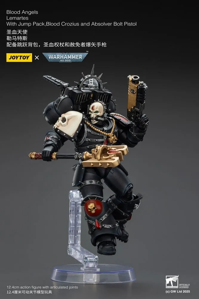 Warhammer 40,000 Action Figure – Blood Angels Lemartes 12.4 cm 8
