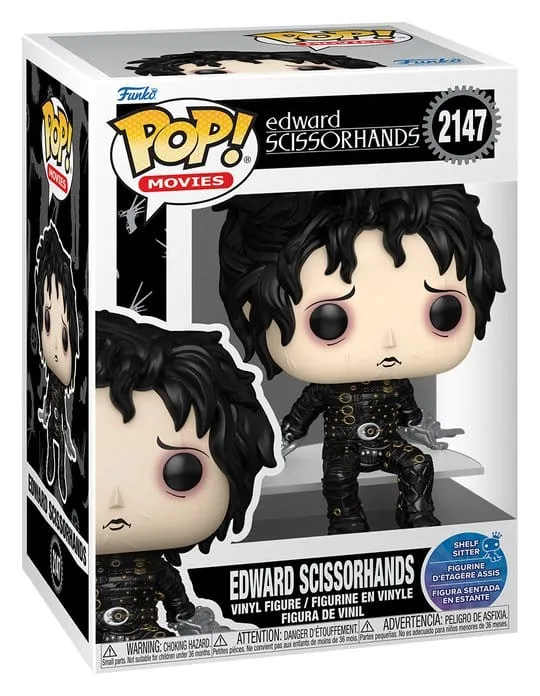 Edward Scissorhands Pop Movies Vinyl Figure – Sitting 9 cm 2