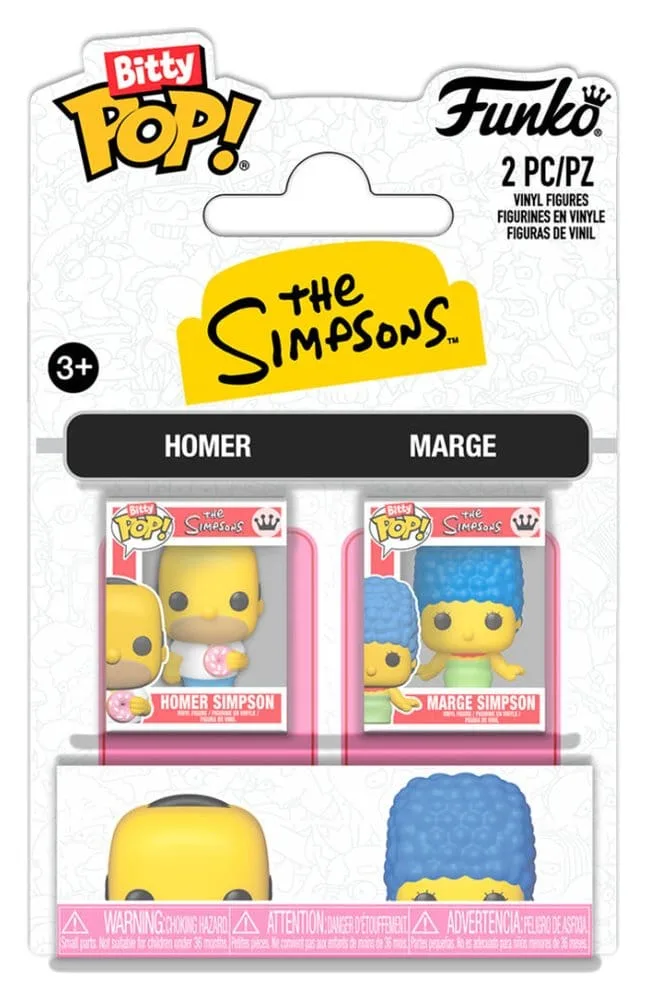 The Simpsons Bitty Pop Figures – H & M 2-Pack 2 cm