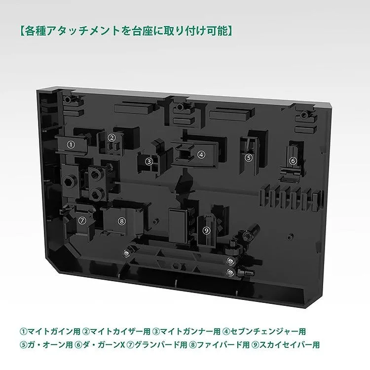The Gattai Display Stand – Black ABS Adjustable Base 5