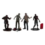 The Walking Dead Action Figure Set – 4 Walkers 13 cm 1