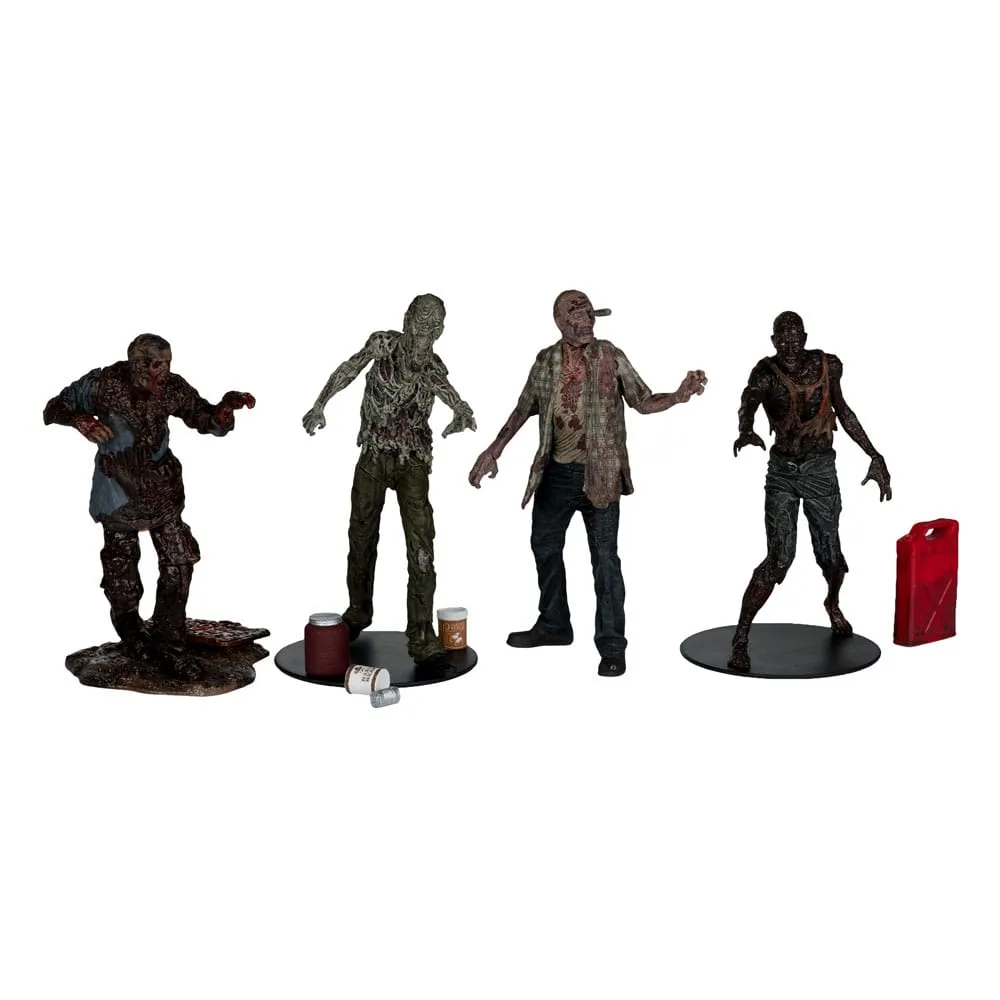 The Walking Dead Action Figure Set – 4 Walkers 13 cm