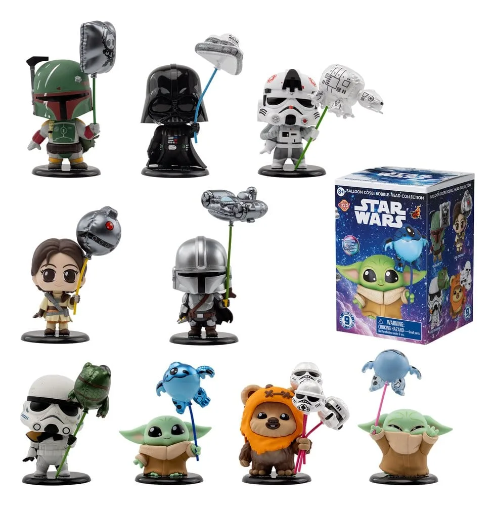 Star Wars Cosbi Mini Figures – Balloon Blind Box Display of 8 8 cm 7