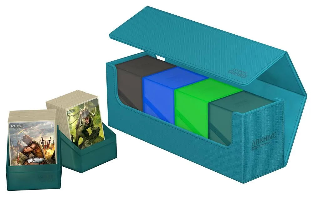 Ultimate Guard Kartenbox – Arkhive 400+ Xenoskin Petrol 6