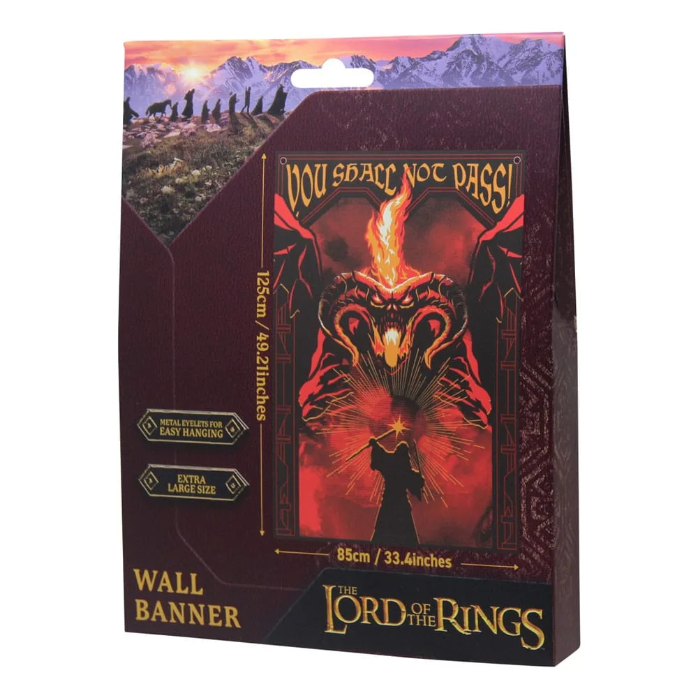 Lord of the Rings Wall Banner – You Shall Not Pass 125 x 85 cm 2