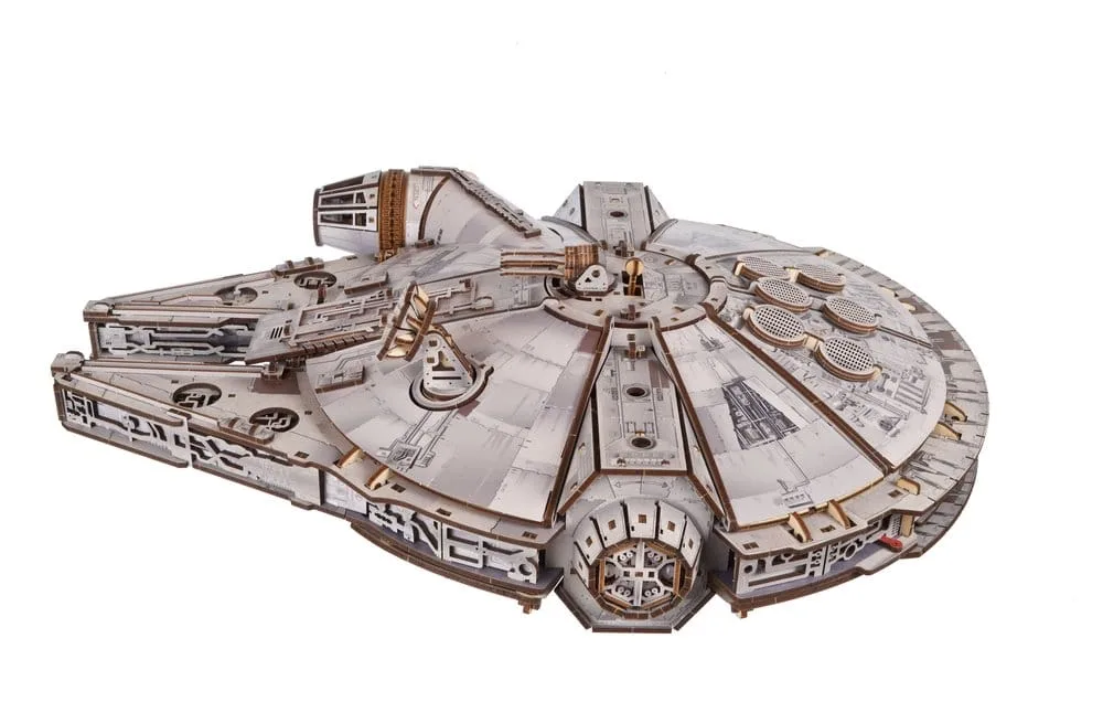Star Wars Wooden Model Kit – Millennium Falcon 1/75 Scale 5