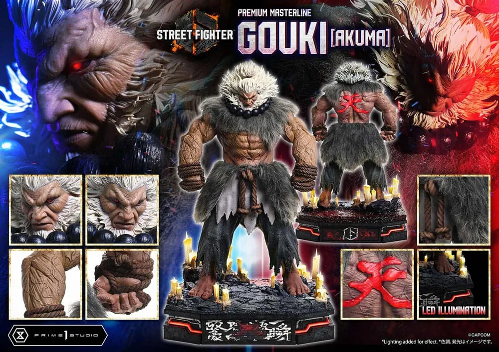Street Fighter 6 Statue – Akuma Premium Masterline 60 cm 7