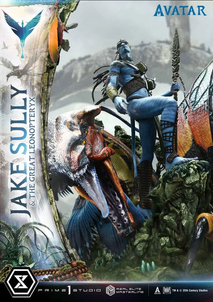 Avatar Statue – Jake Sully & The Great Leonopteryx 87 cm 17
