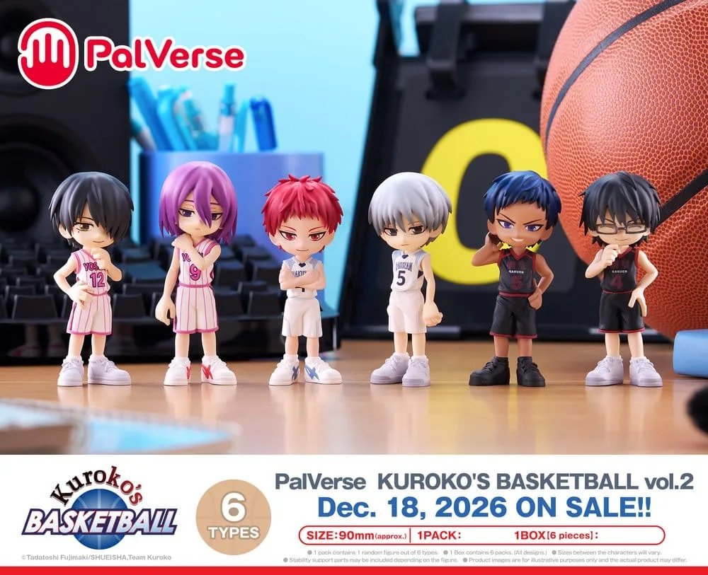Kuroko’s Basketball Mini Figures – PalVerse Vol. 2 Assortment of 6 19